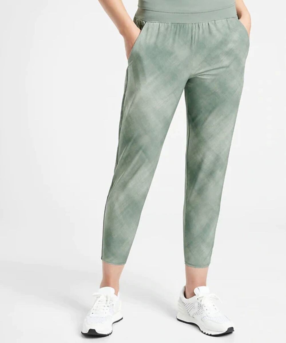 ATHLETA Nolita Slim Tapered Green Pants // 2